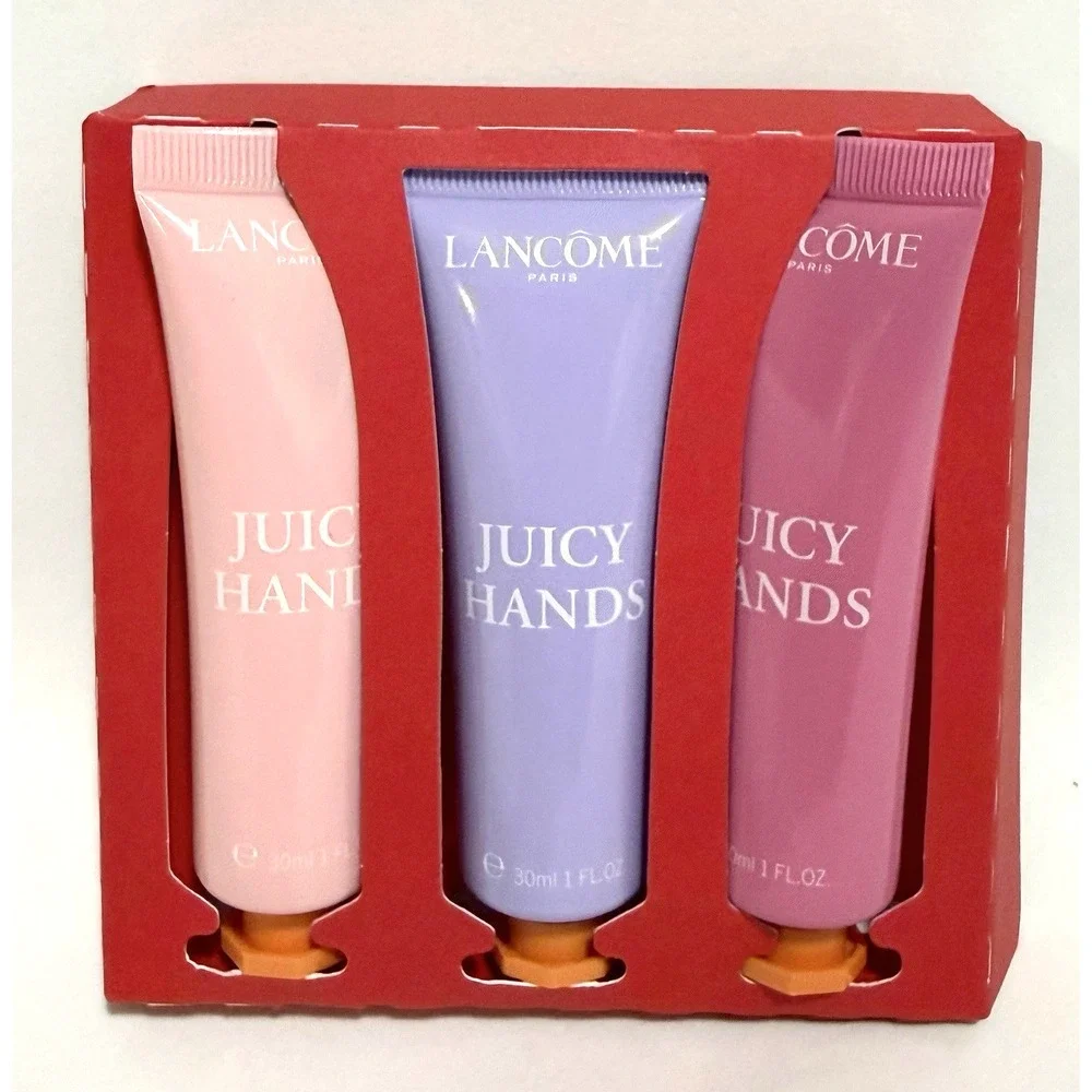 Lancome x Barbara Cox Hands Cream Juicy Hands Trio Set Limited Edition